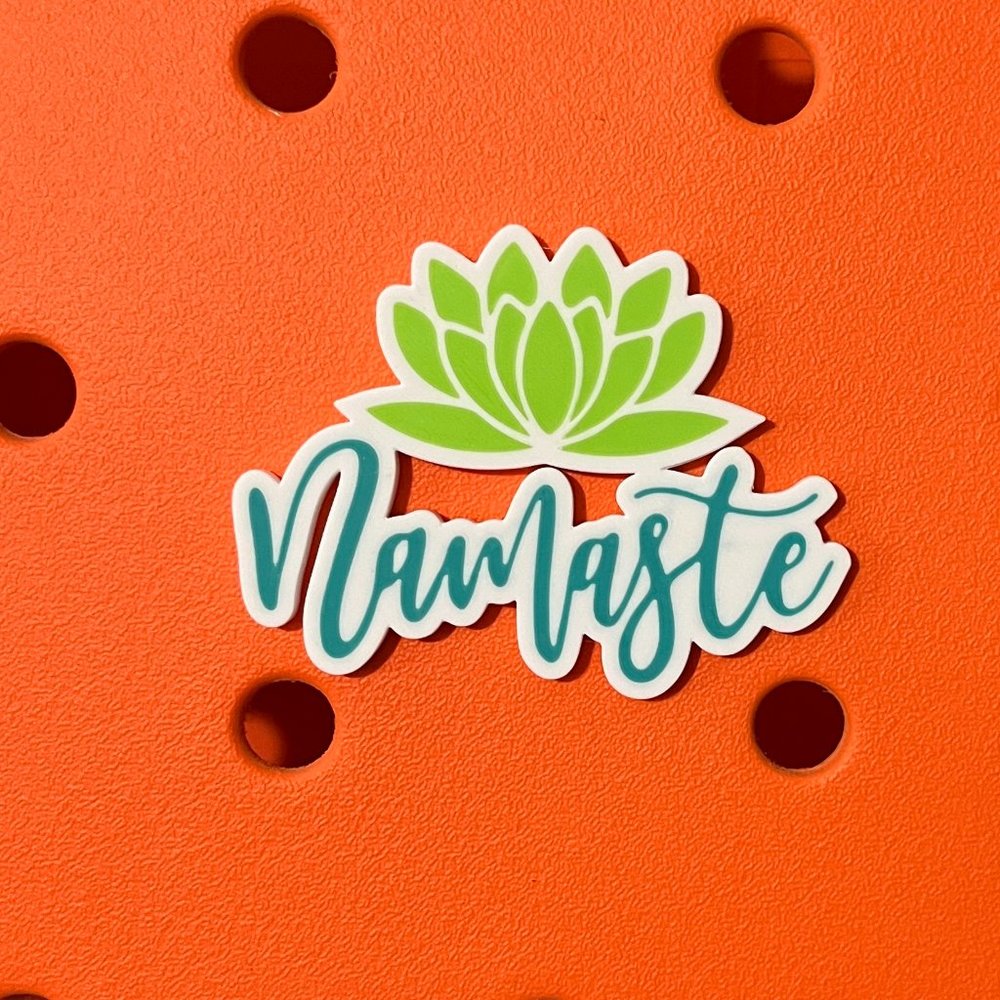 Namaste Bogg Bit Charm-Yoga Bogg Charm-New!
